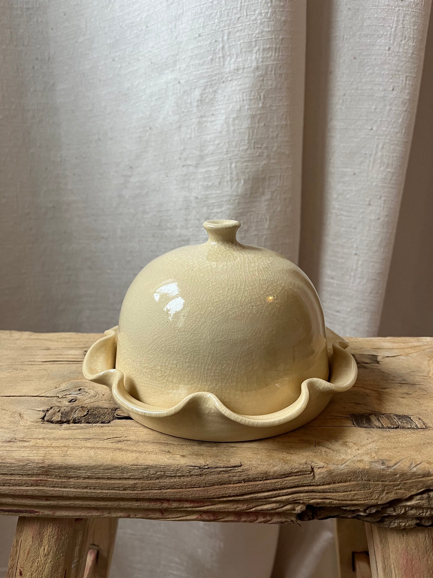 Frilly Butter Dish