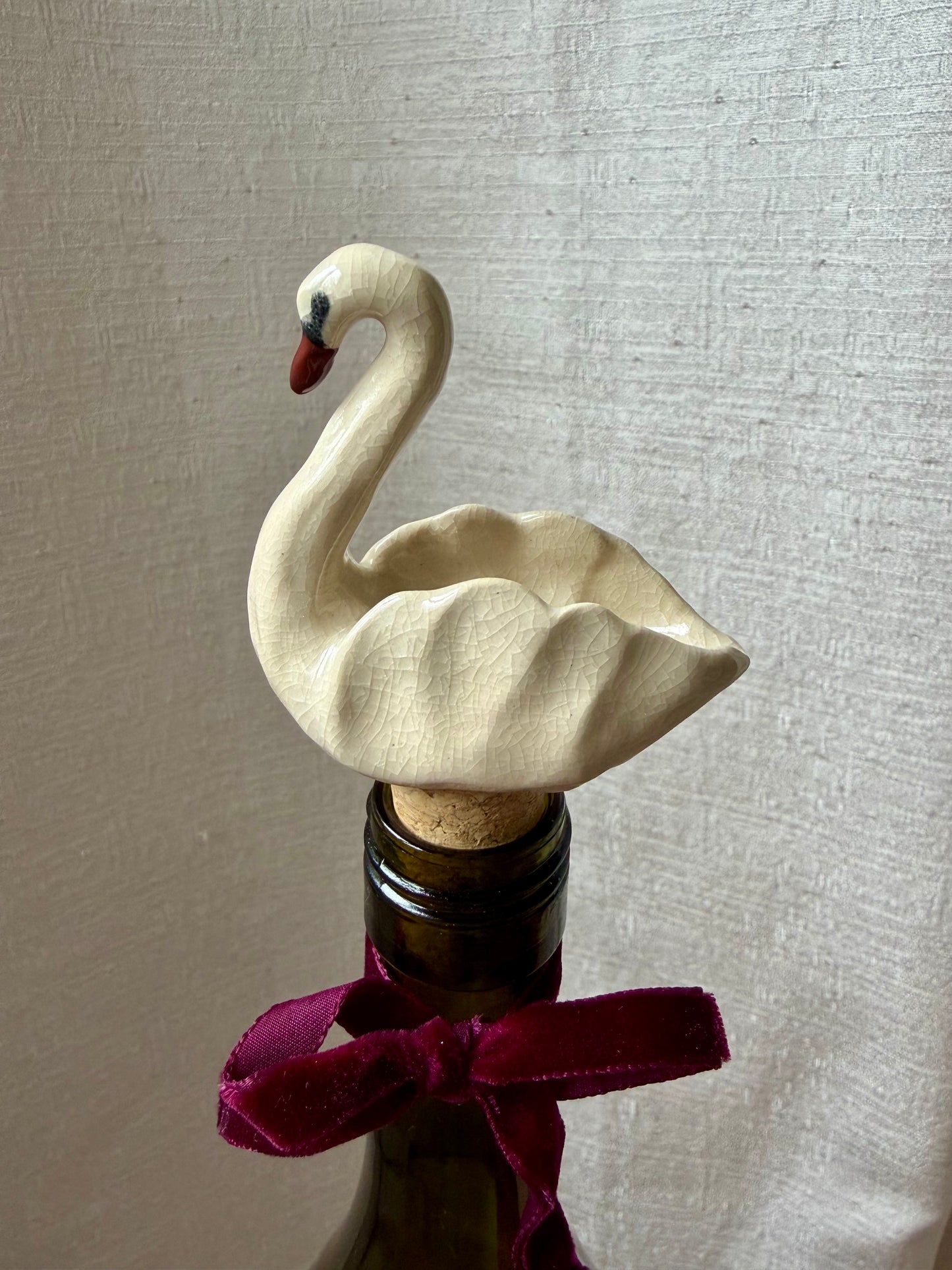 Swan Bottle Stopper