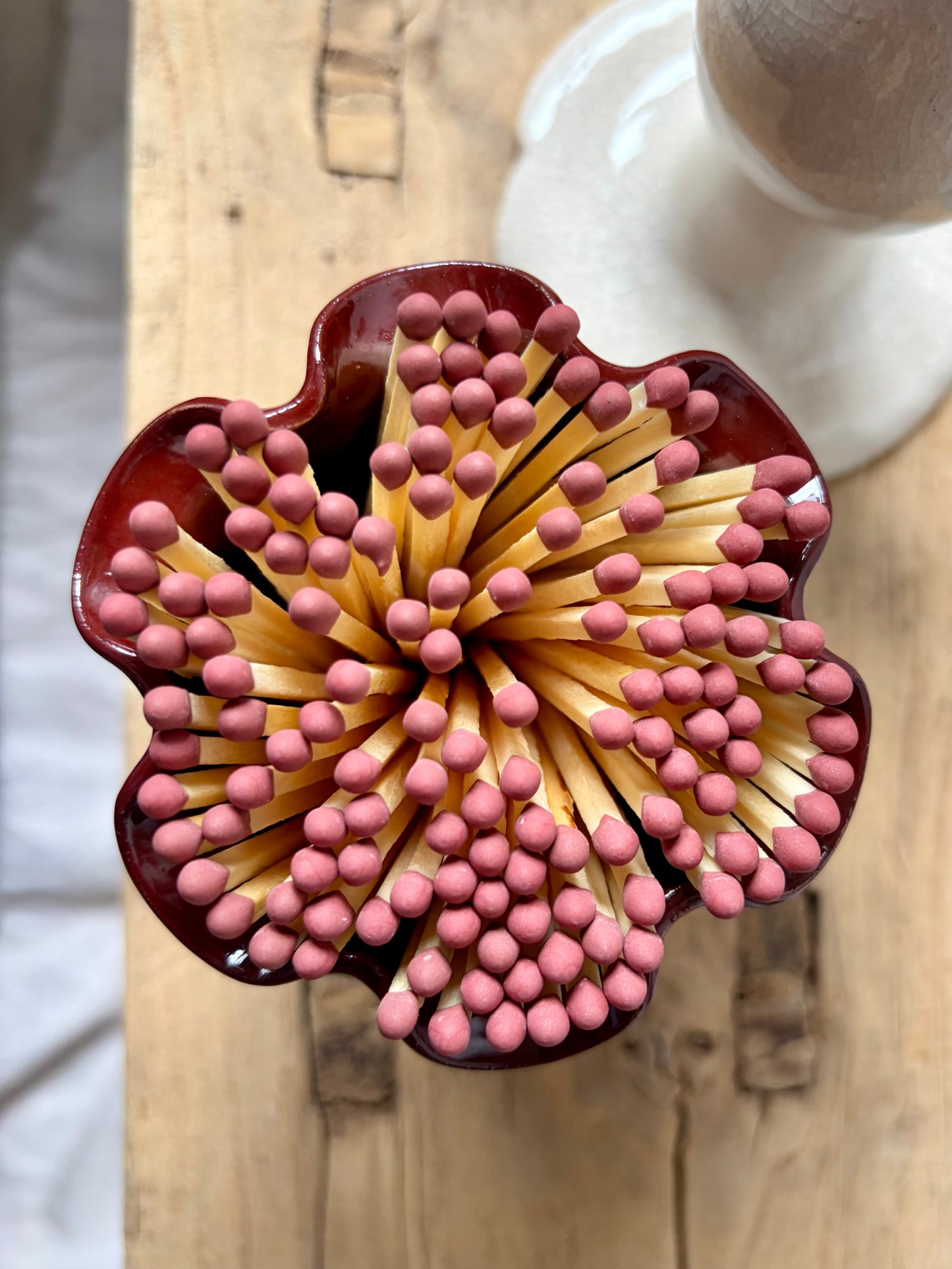 Frilly Matchstick/Miniature Plant Pot