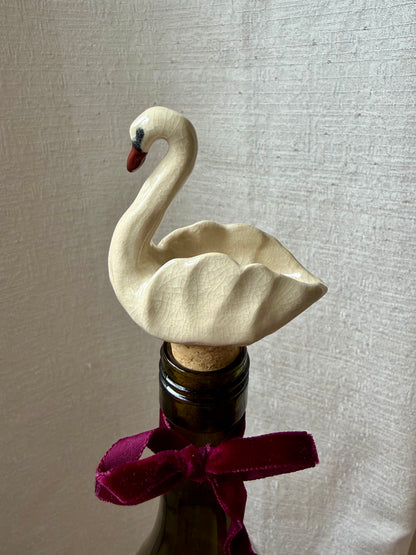 Swan Bottle Stopper