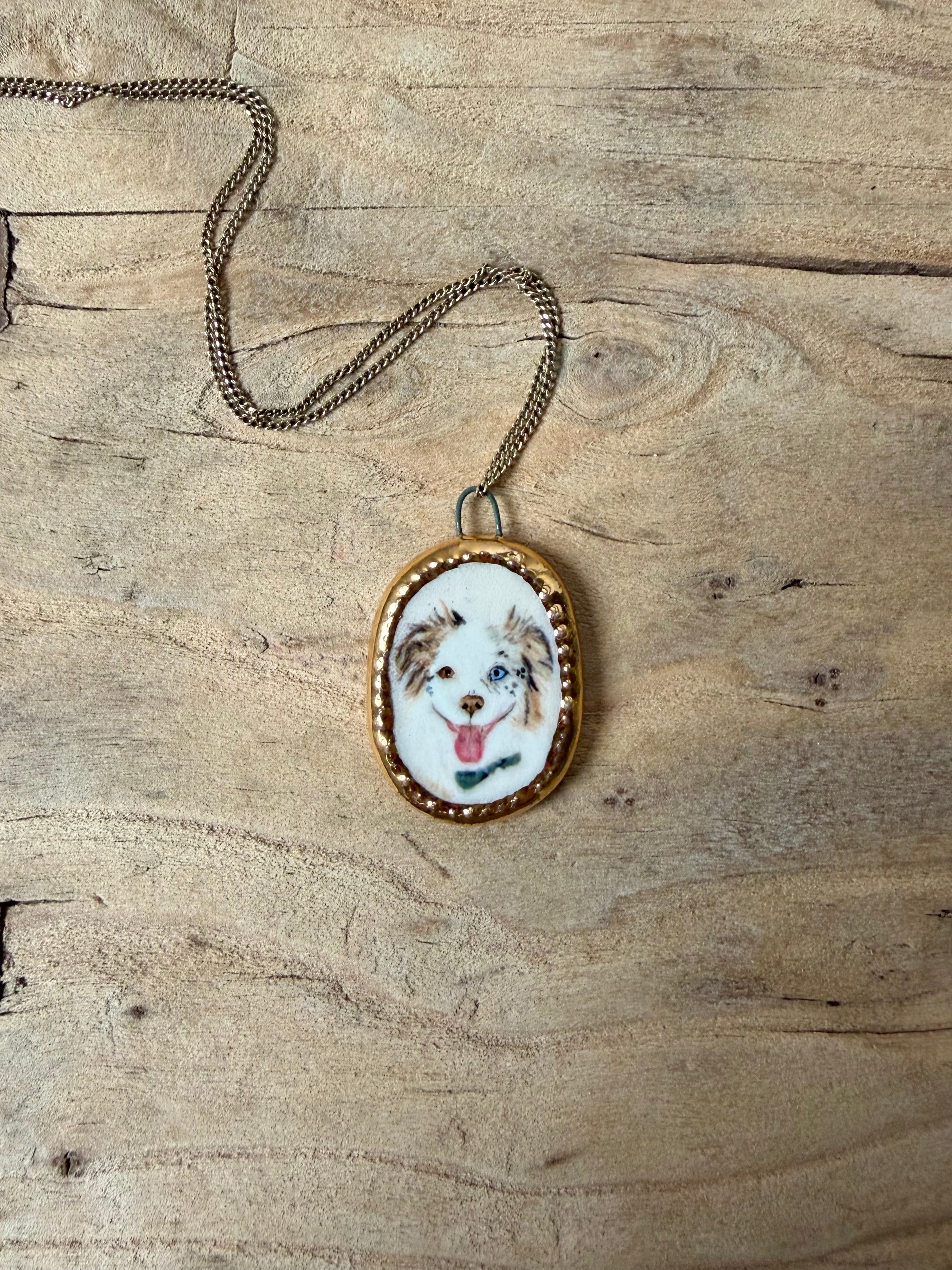 Custom Pet Portrait Miniatures ~ Pendant – Jess Ellis Ceramics