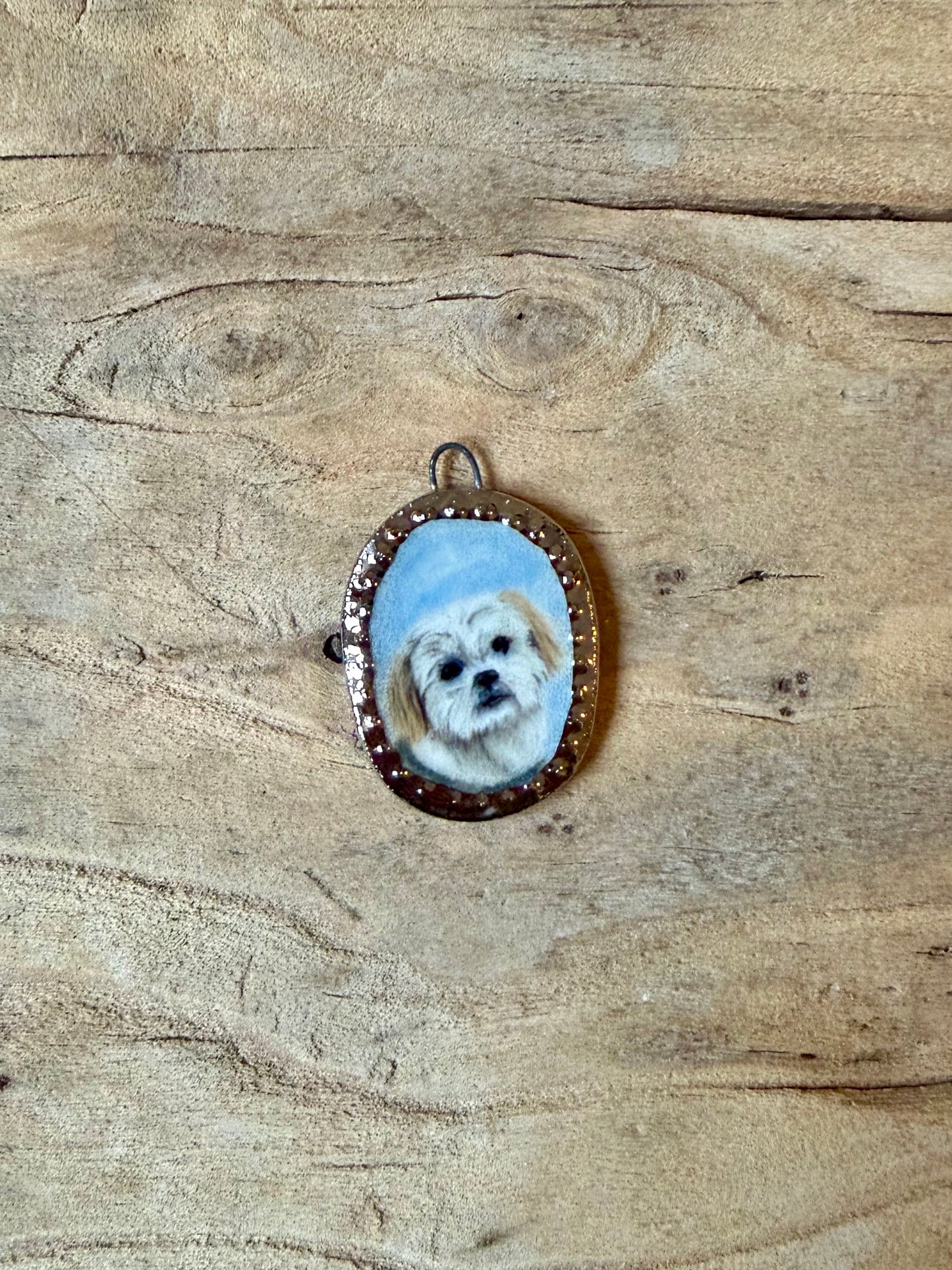 Custom Pet Portrait Miniatures ~ Pendant