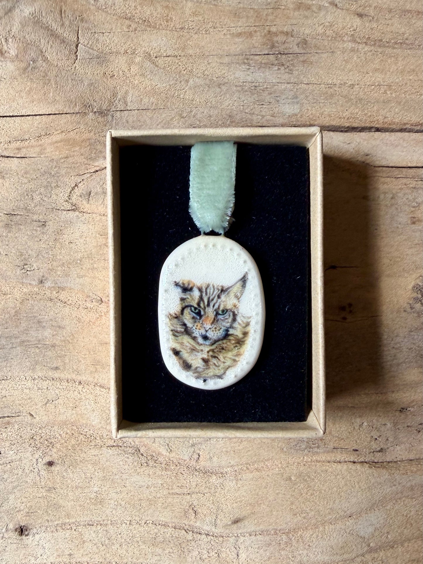 Custom Pet Portrait Miniatures ~ Pendant