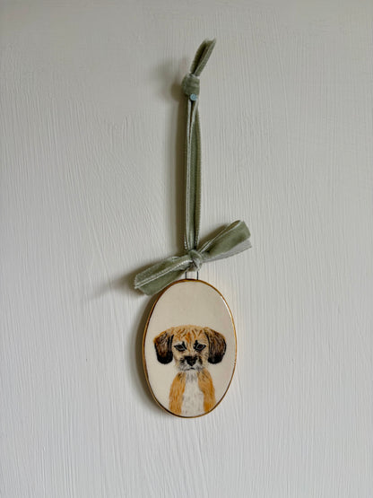 Custom Pet Portrait Miniature ~ Wall Art