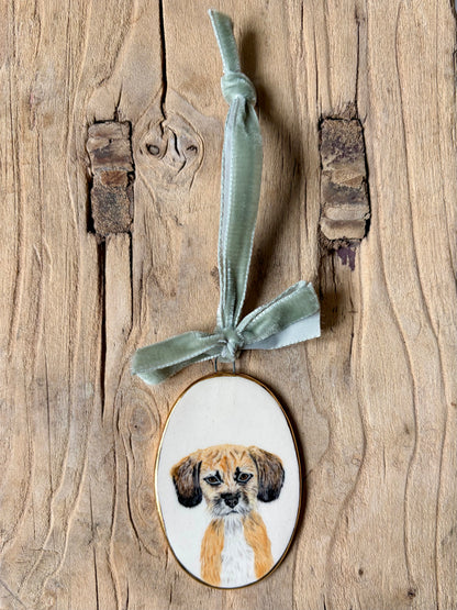 Custom Pet Portrait Miniature ~ Wall Art