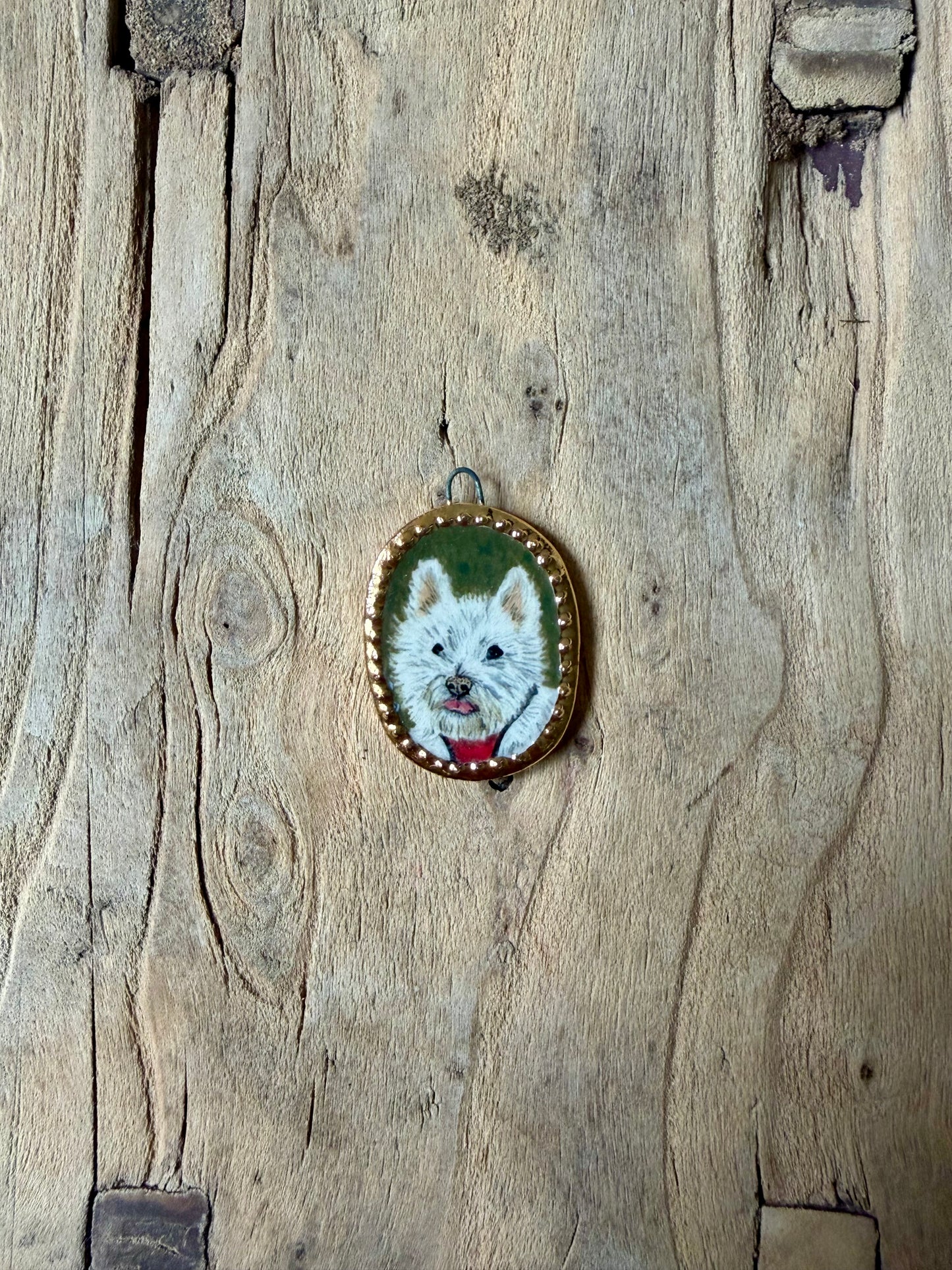 Custom Pet Portrait Miniatures ~ Pendant
