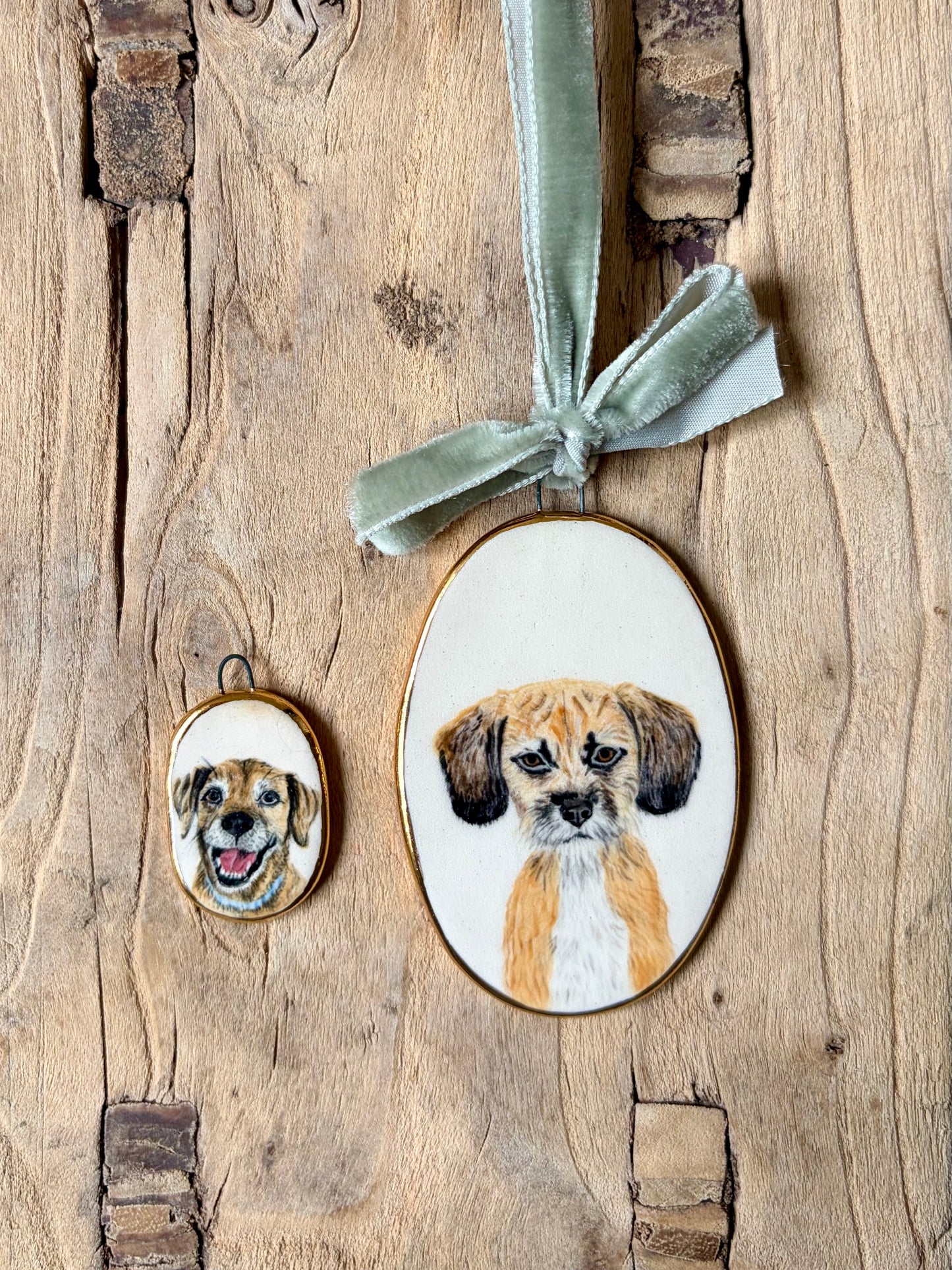 Custom Pet Portrait Miniature ~ Wall Art