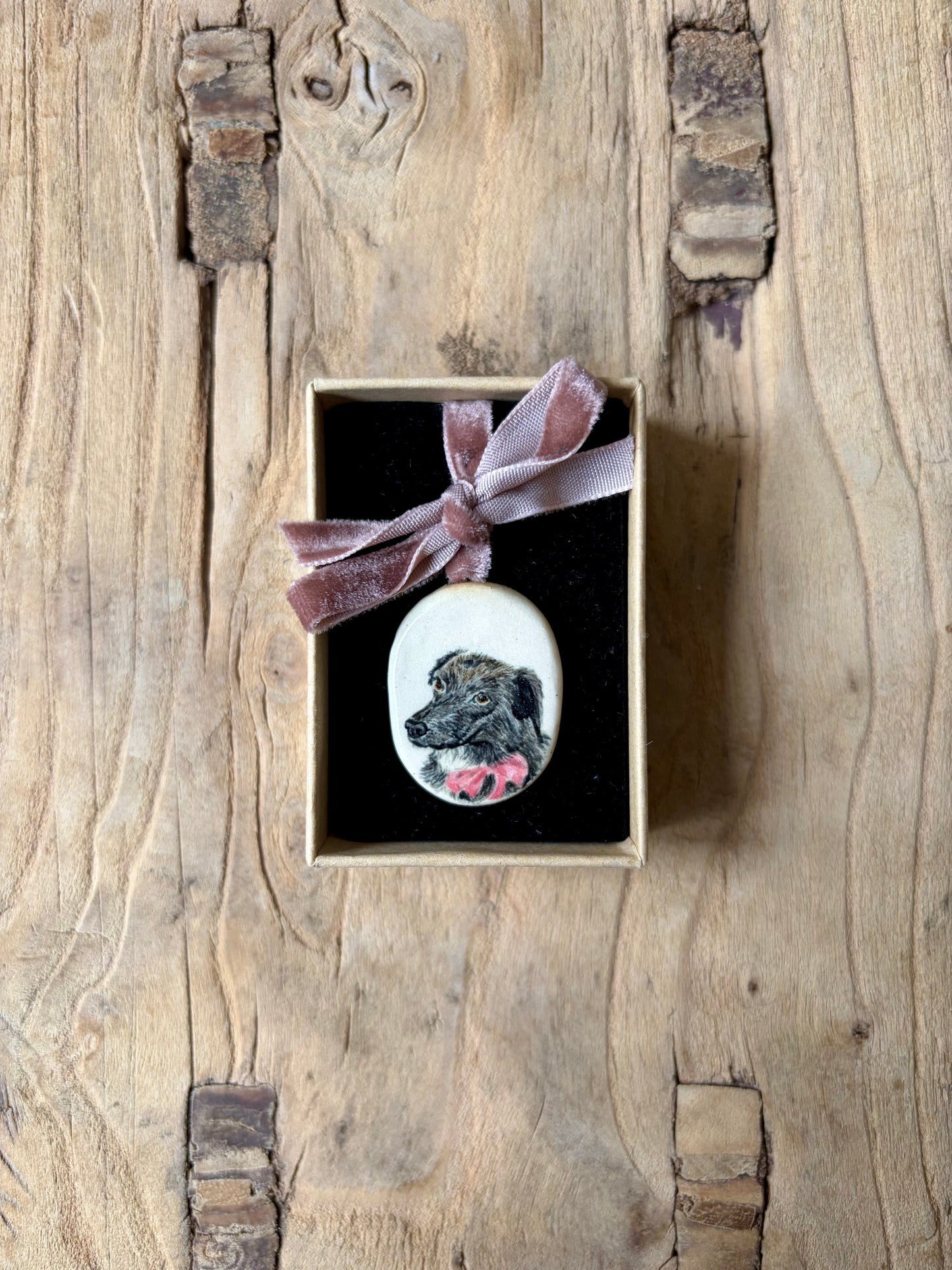 Custom Pet Portrait Miniatures ~ Pendant