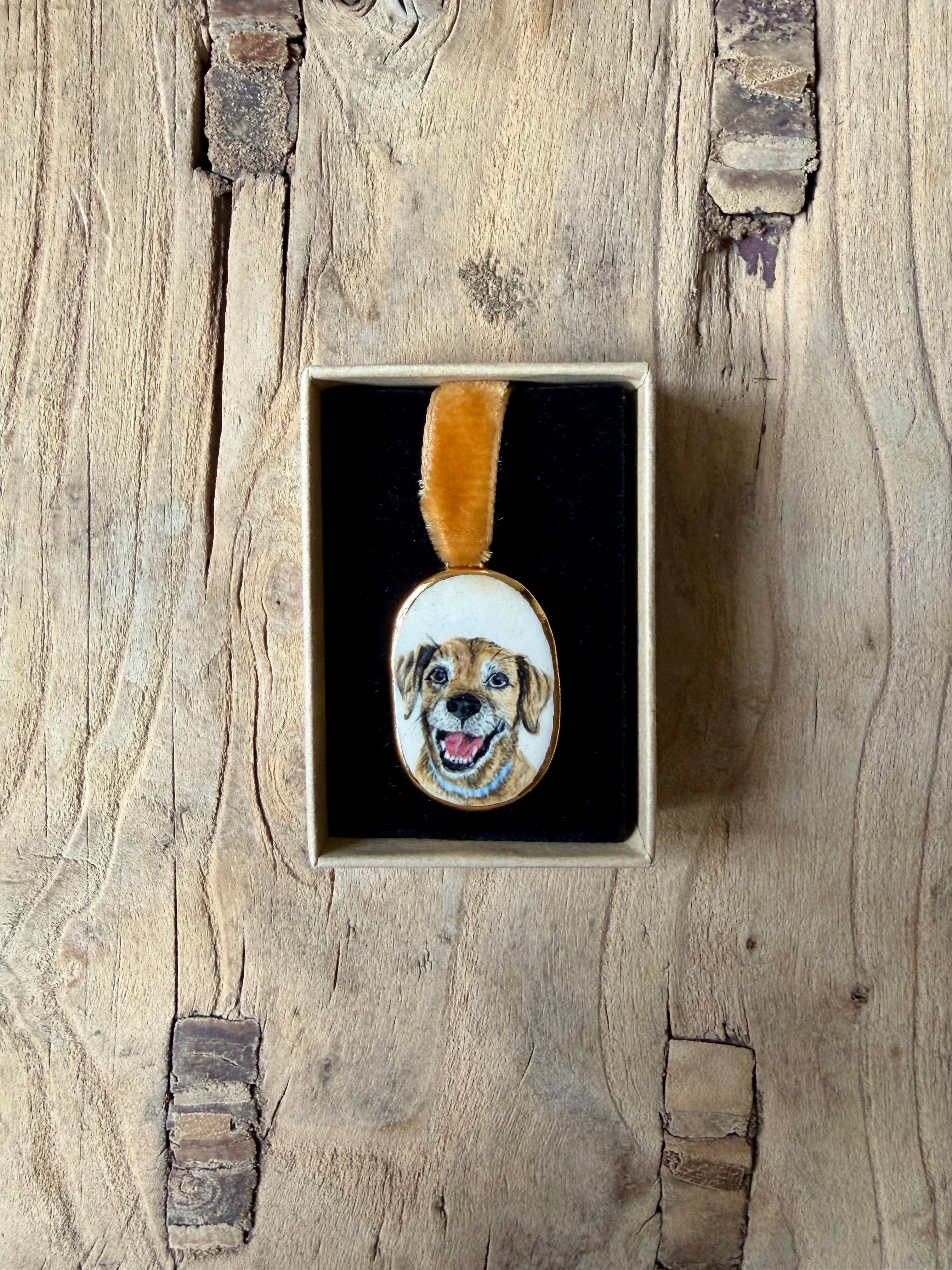 Custom Pet Portrait Miniatures ~ Pendant – Jess Ellis Ceramics