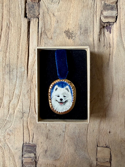 Custom Pet Portrait Miniatures ~ Pendant